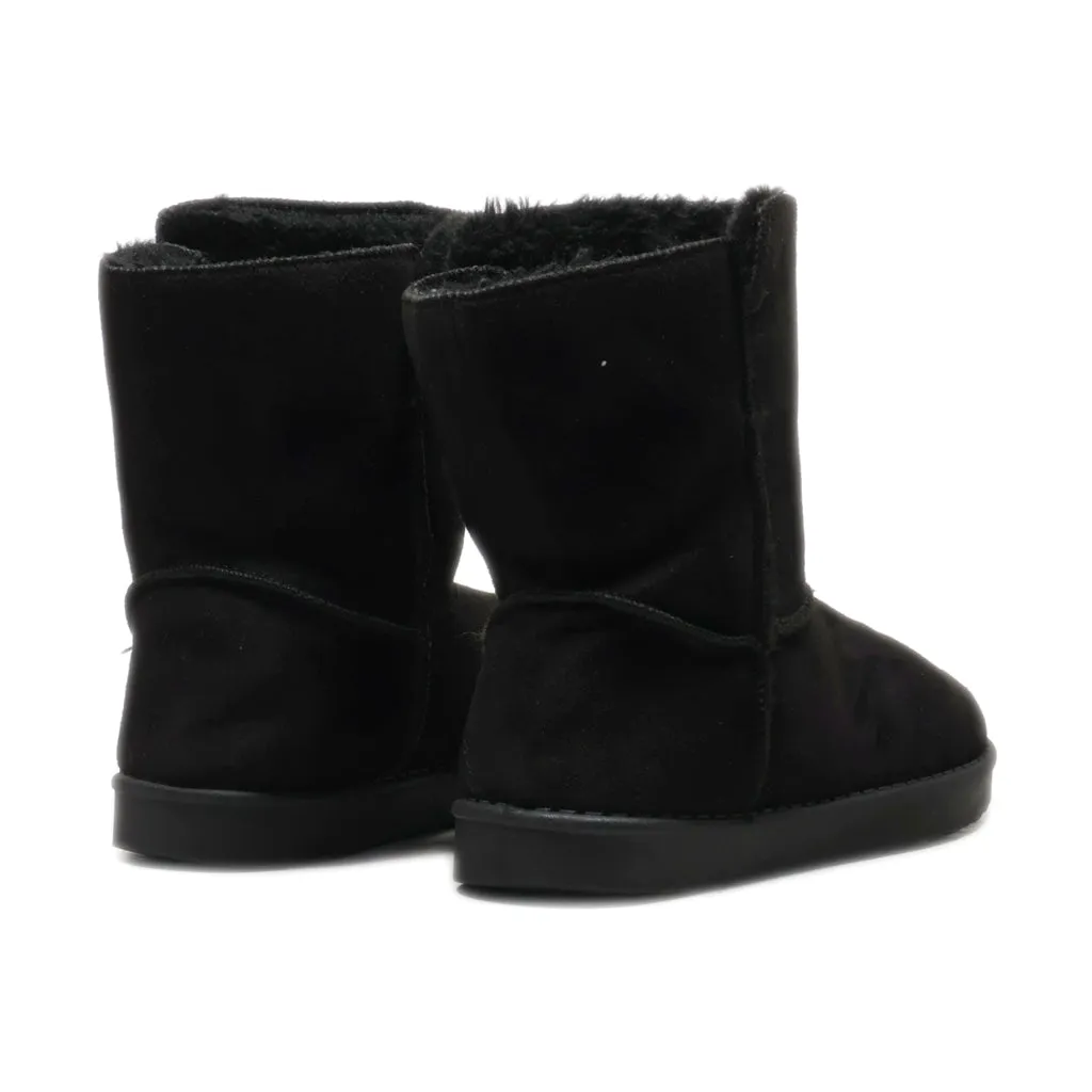 Graceland Snow Boots Suede Black Colour For Kids