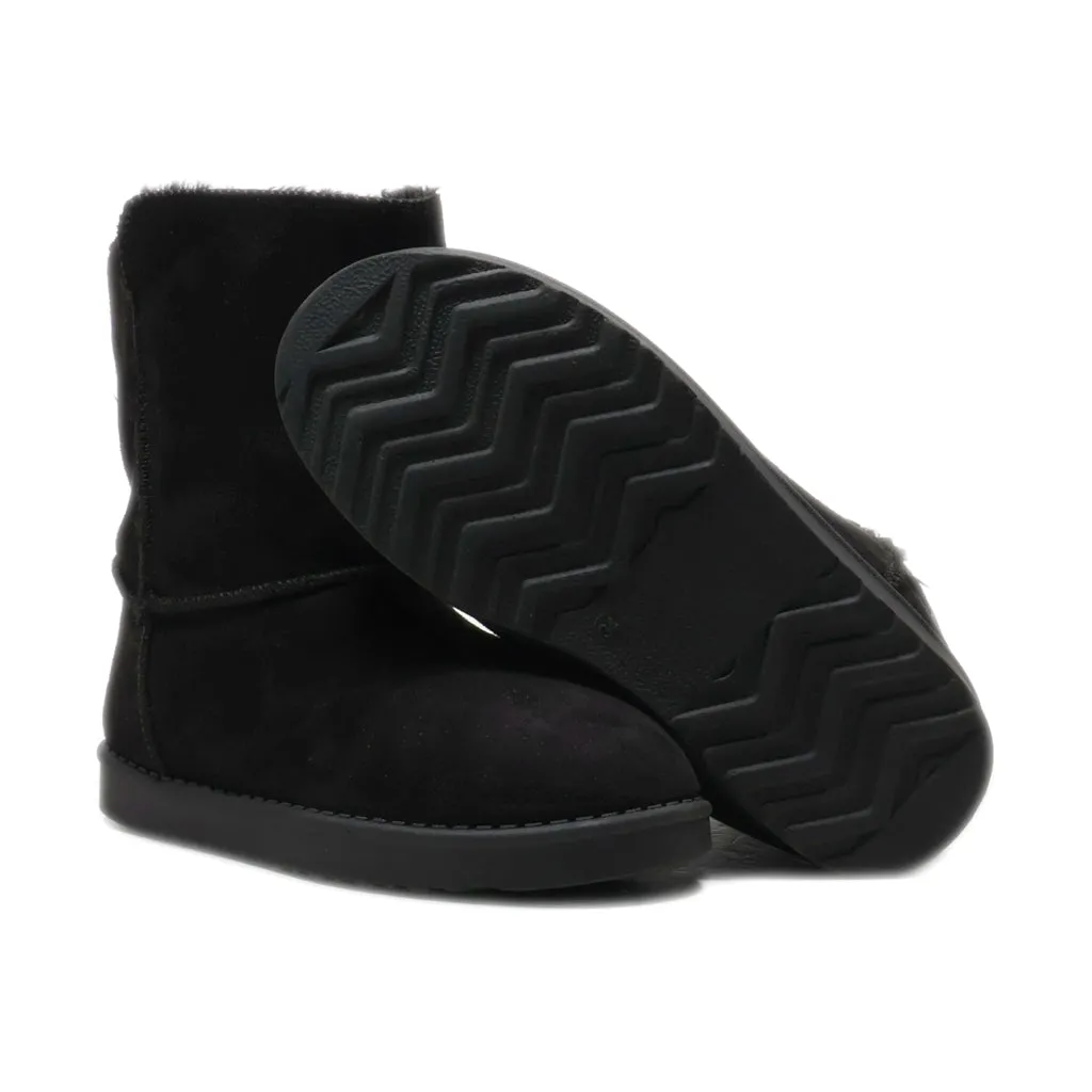 Graceland Snow Boots Suede Black Colour For Kids