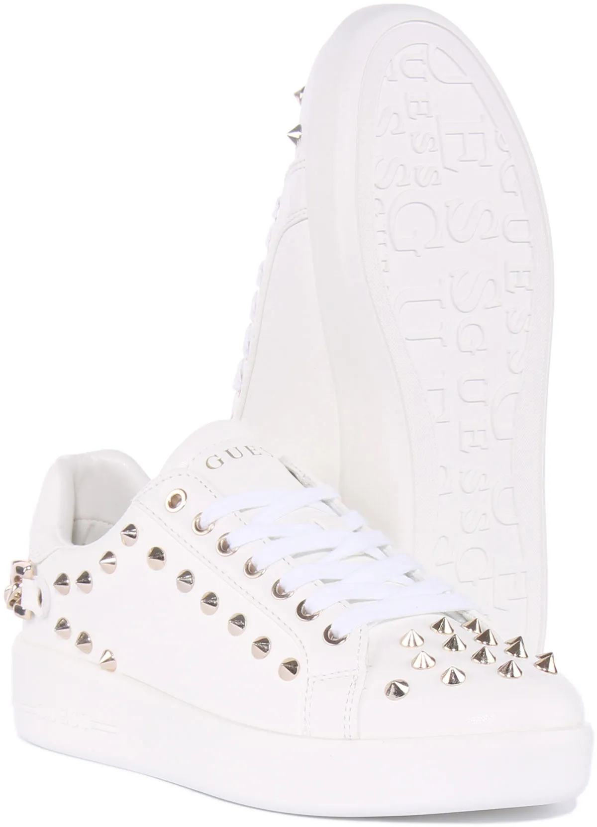 Guess Rennatta Studd In Cream For Women