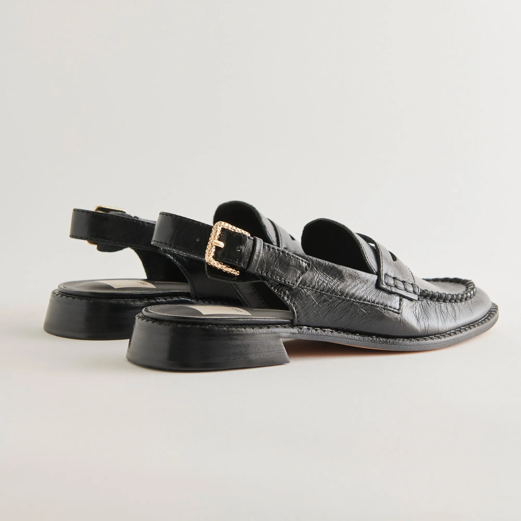 HARDI WIDE LOAFERS MIDNIGHT CRINKLE PATENT