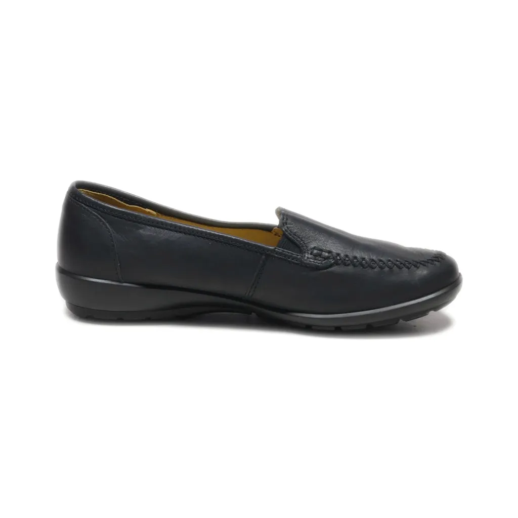 Hotter Comfort Concept Loafers Leather Black Colour For Women