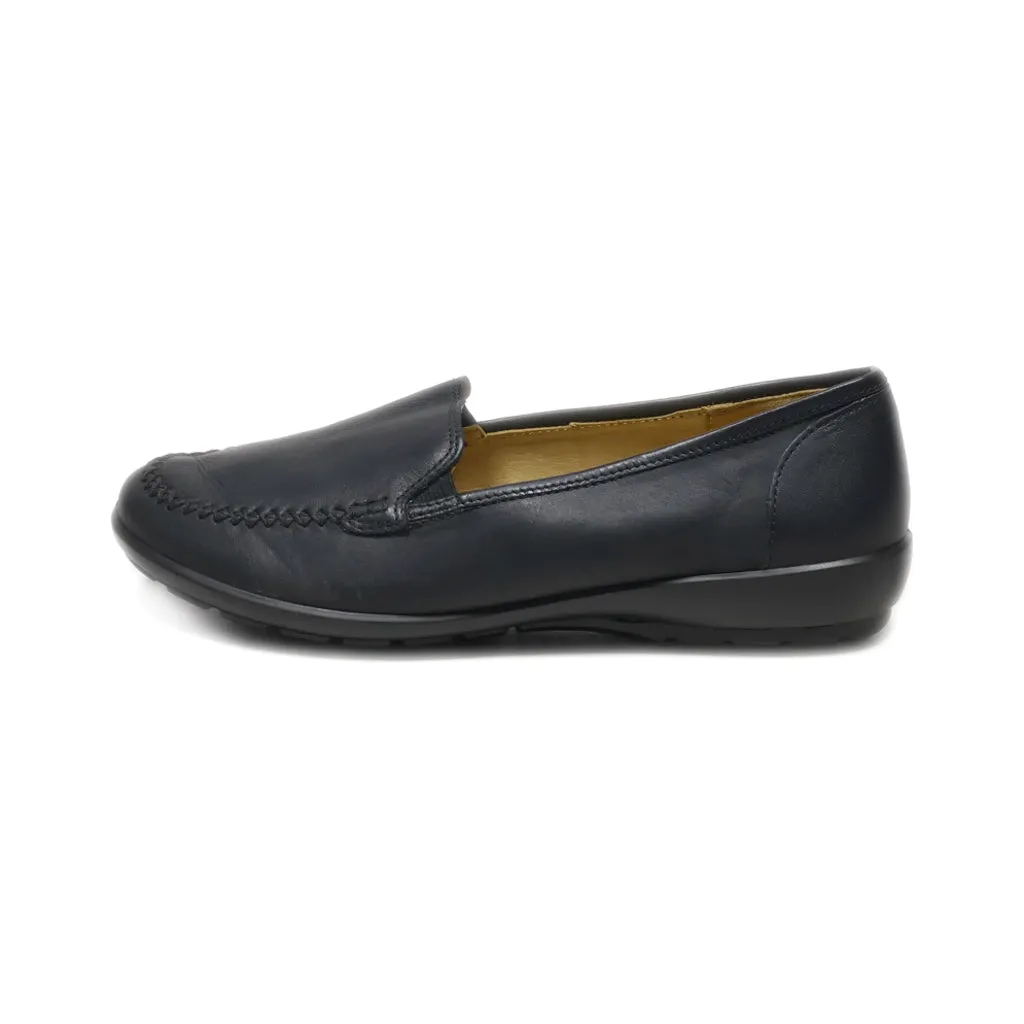 Hotter Comfort Concept Loafers Leather Black Colour For Women