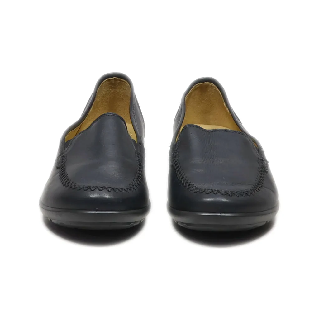 Hotter Comfort Concept Loafers Leather Black Colour For Women