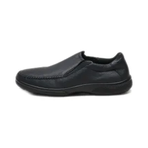 Hotter Loafers Leather Black Colour For Men