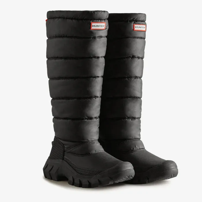 Hunter  Women's S Intrepid Tall Snow Boot Black M