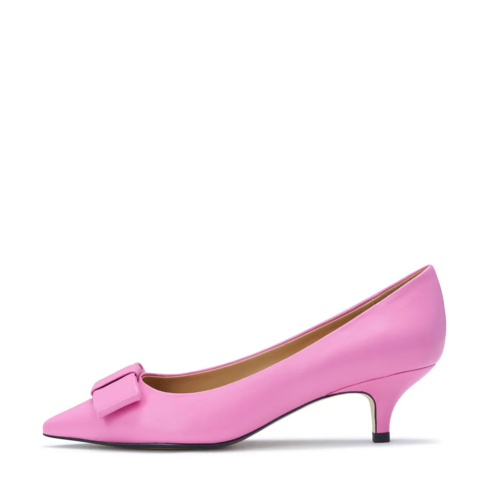 Jacqueline Leather Fuchsia