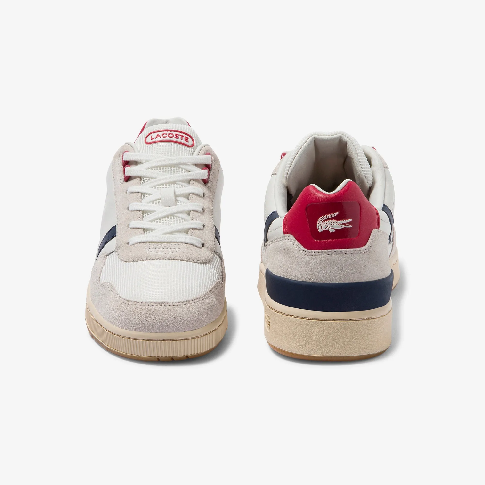 Lacoste T-Clip 120 2 Us Sma Sneakers - Off White/Navy/Red