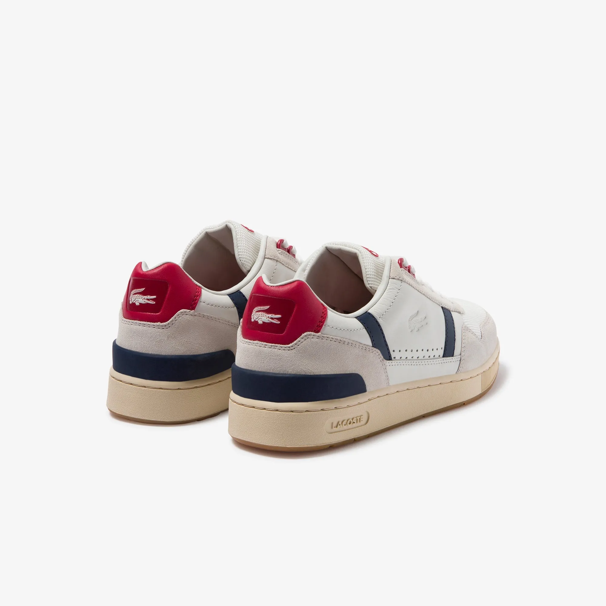 Lacoste T-Clip 120 2 Us Sma Sneakers - Off White/Navy/Red