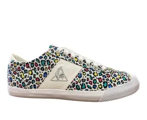 Le Coq Sportif scarpa sneakers da donna Lilas Leopard 1411137 bianco