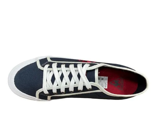 Le Coq Sportif scarpa sneakers in tela da uomo Deauville Tricolore 1310818 blu