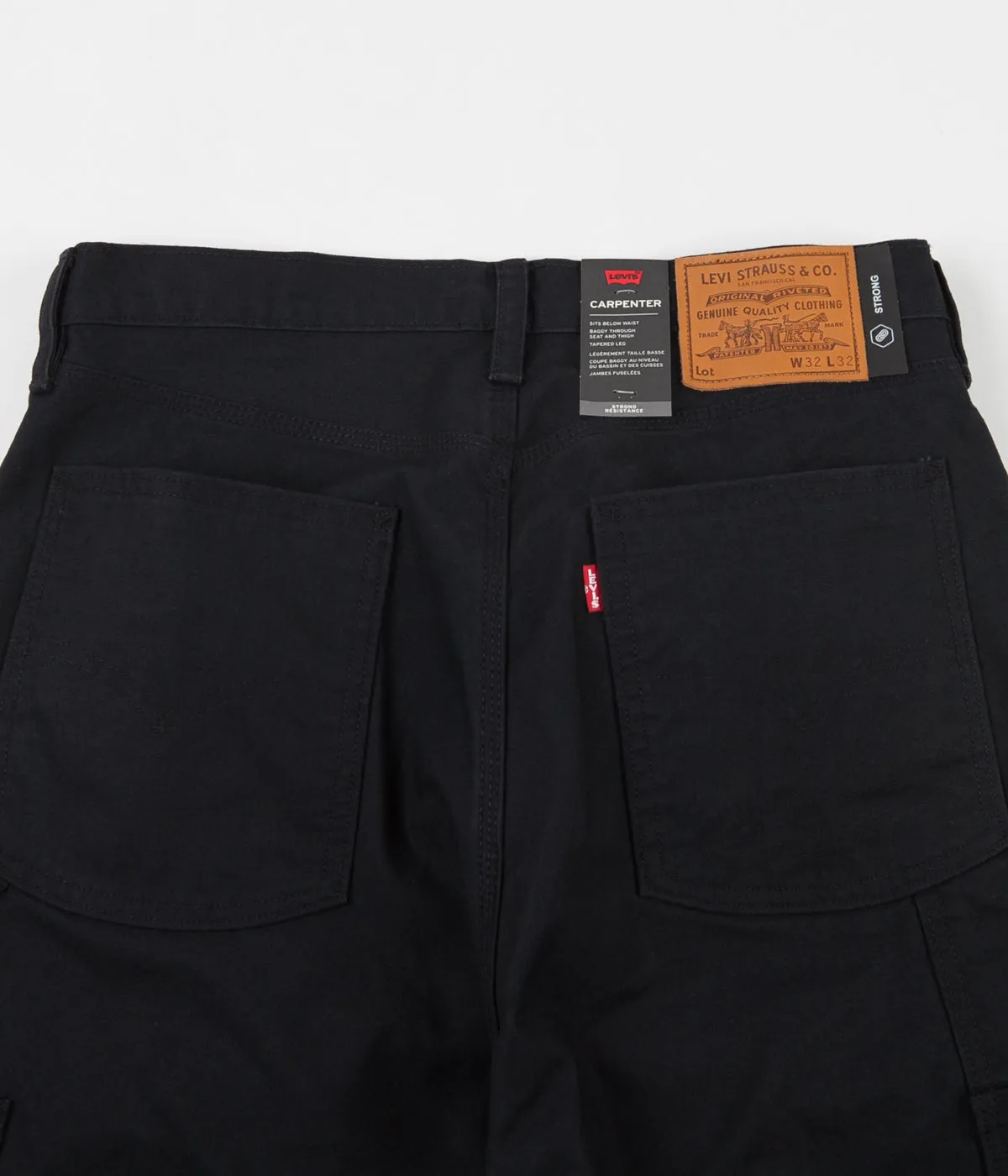 Levi'så¨ Skate Carpenter Pants - Jet Black Canvas