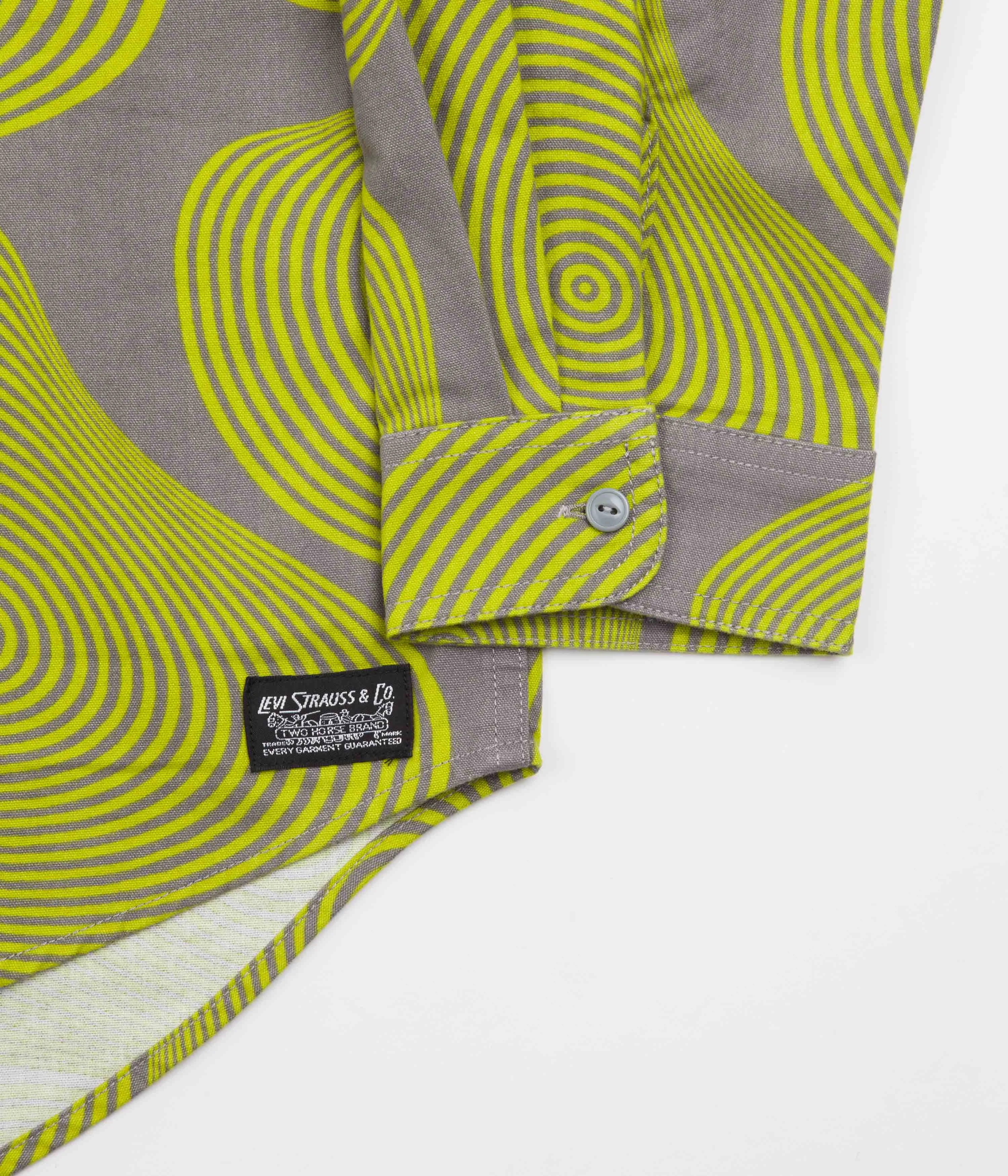 Levi's® Skate Woven Shirt - Floating In Space / Green / Grey