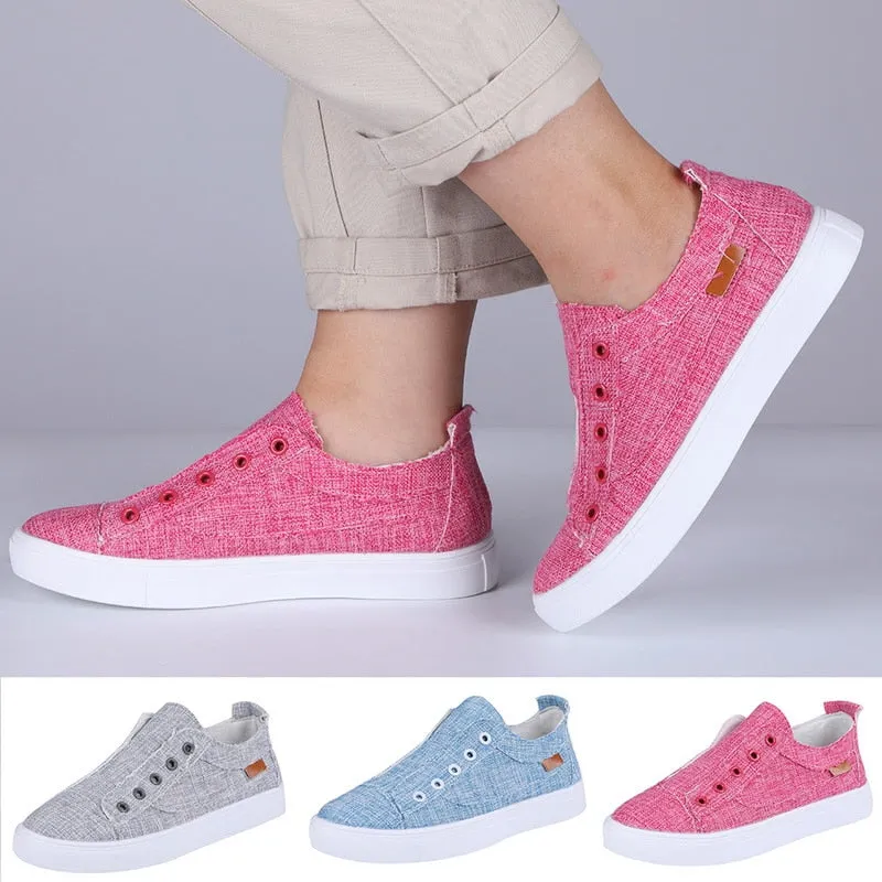 Men Women Skateboard Shoes Lovers Slip-on Casual