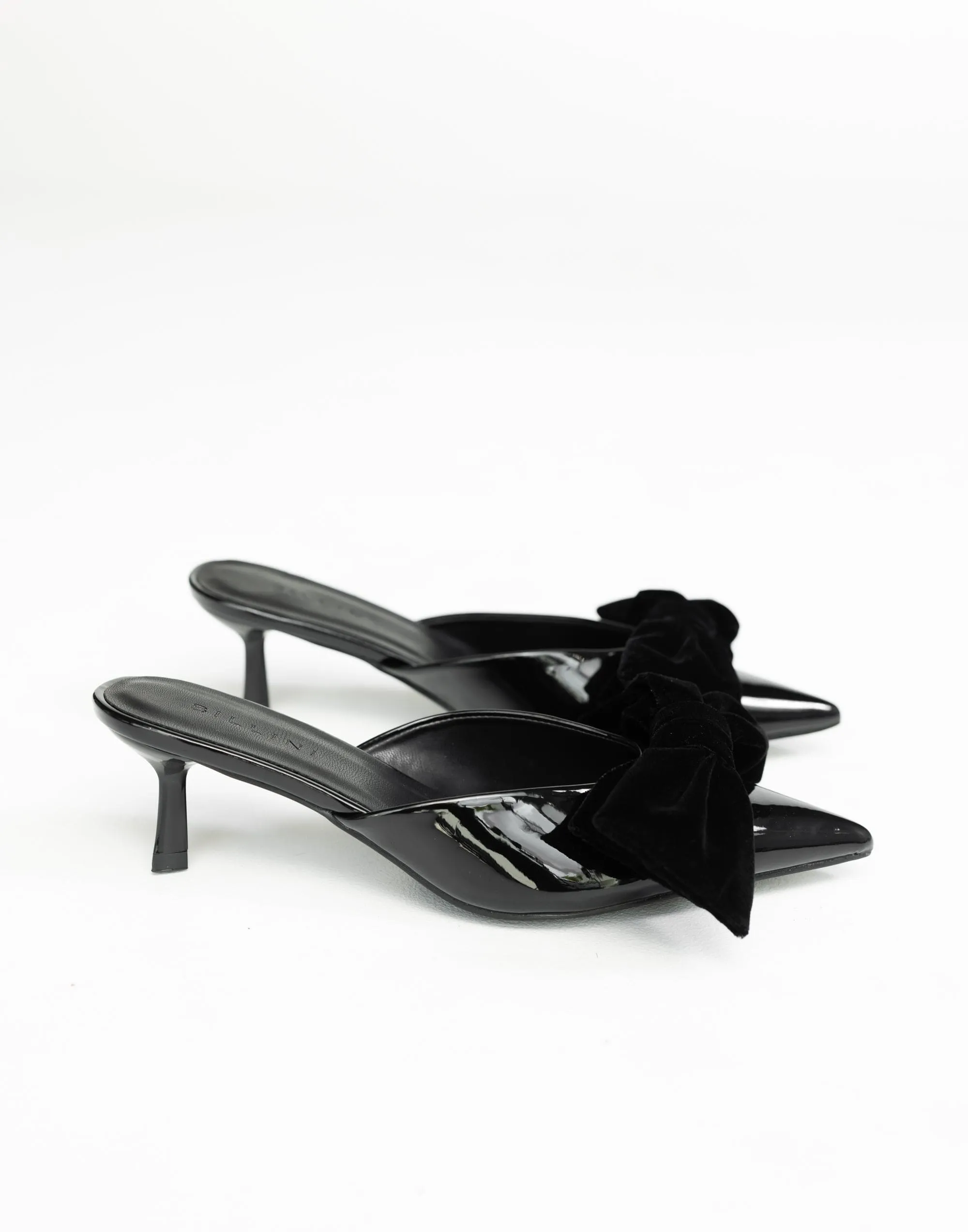 Niva Heels (Black Patent) - By Billini