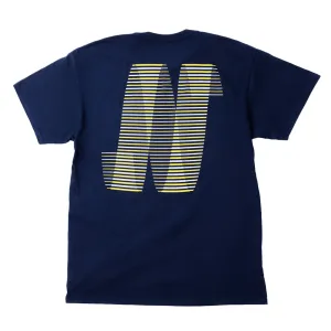 North Skate Mag N Logo T Shirt - Navy / Amber / Smoke