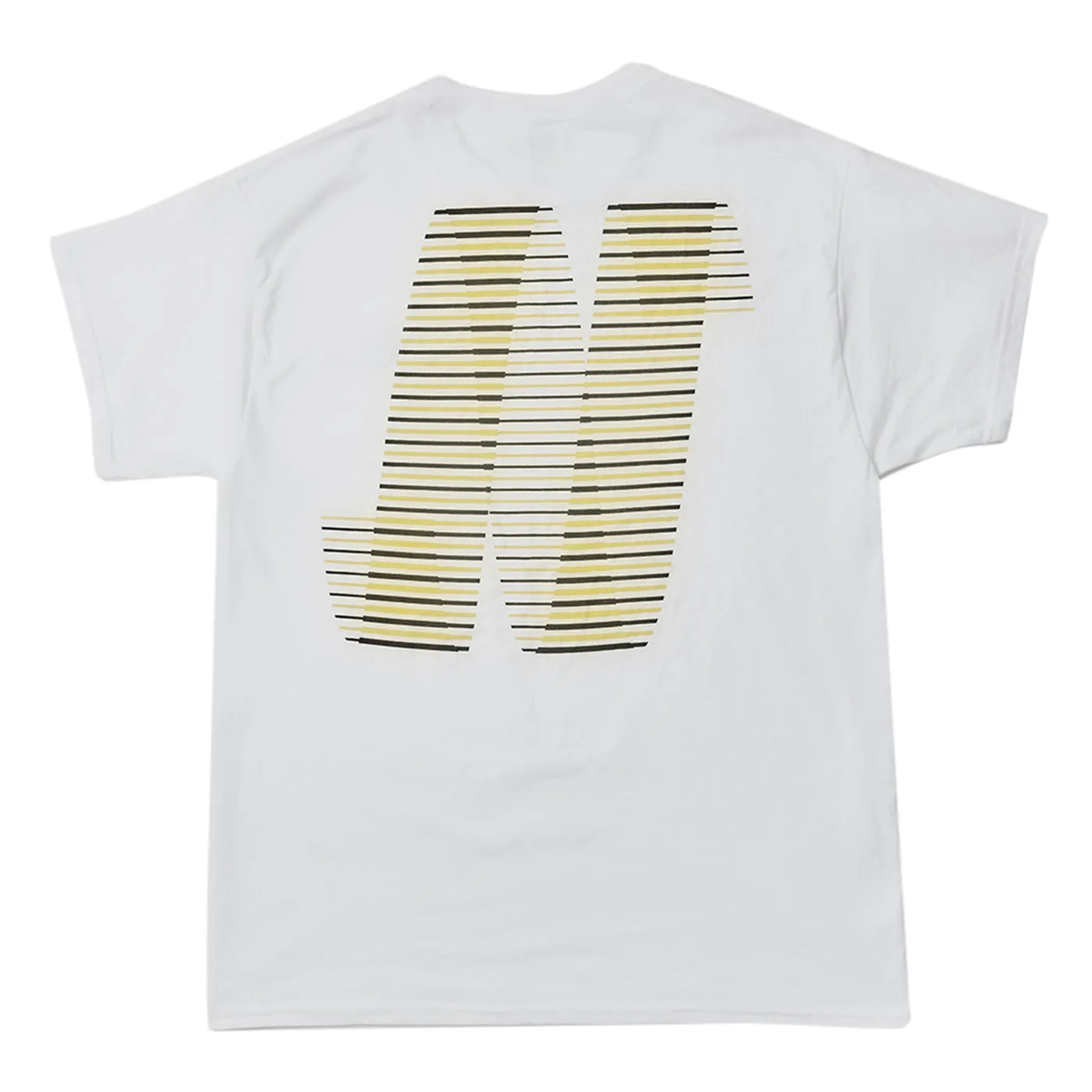 North Skate Mag N Logo T Shirt - White / Black / Yellow