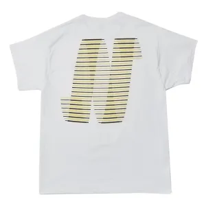 North Skate Mag N Logo T Shirt - White / Black / Yellow