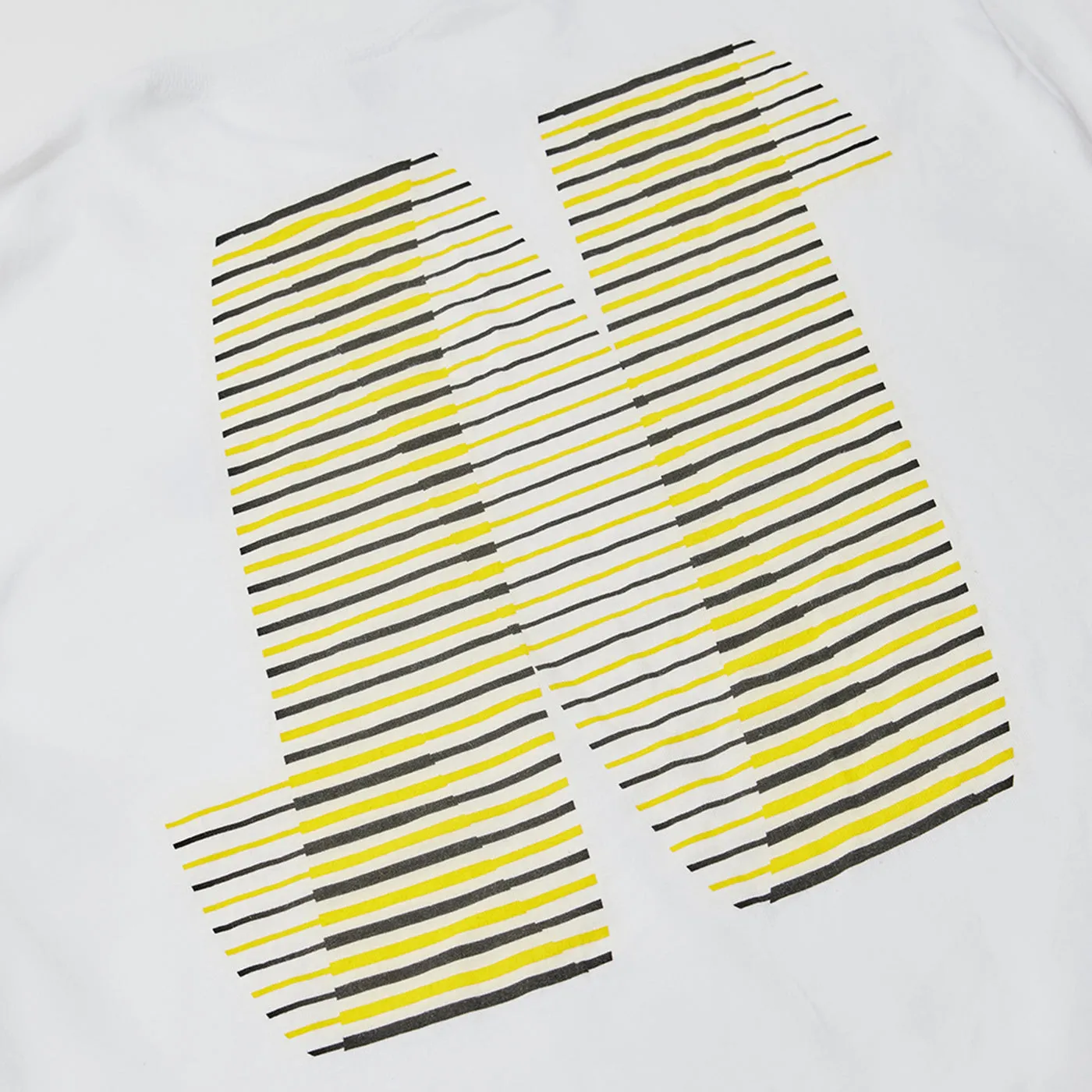 North Skate Mag N Logo T Shirt - White / Black / Yellow