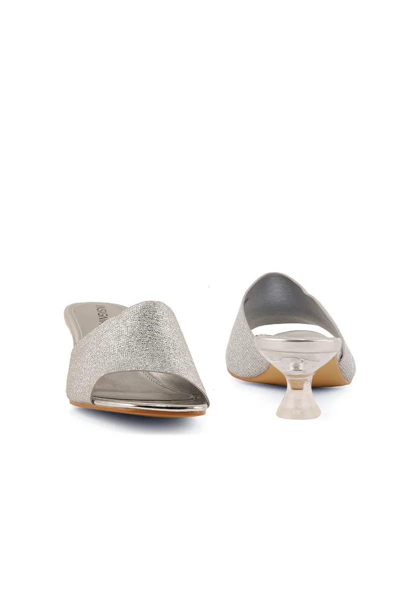 Party Wear Slip On I29205-Silver