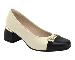 Piccadilly Ref: 748026-02 Court Shoes. Featuring a medium heel and a sleek lux croco texture in black, these shoes offer the perfect balance of comfort and style for a polished work wardrobe