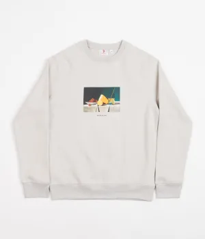 Poetic Collective Skate or Die Crewneck Sweatshirt - Grey Fog