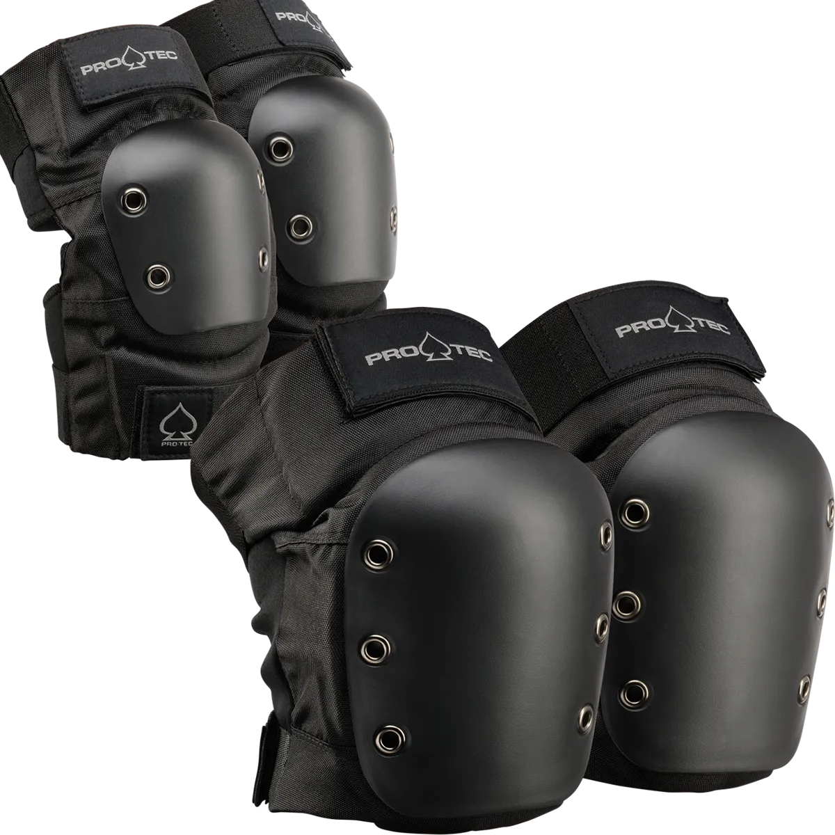 Protec Skate/Street - Elbow and Knee Combo Pack (Black)