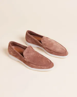 PSM092S LOAFER SUEDE BROWN