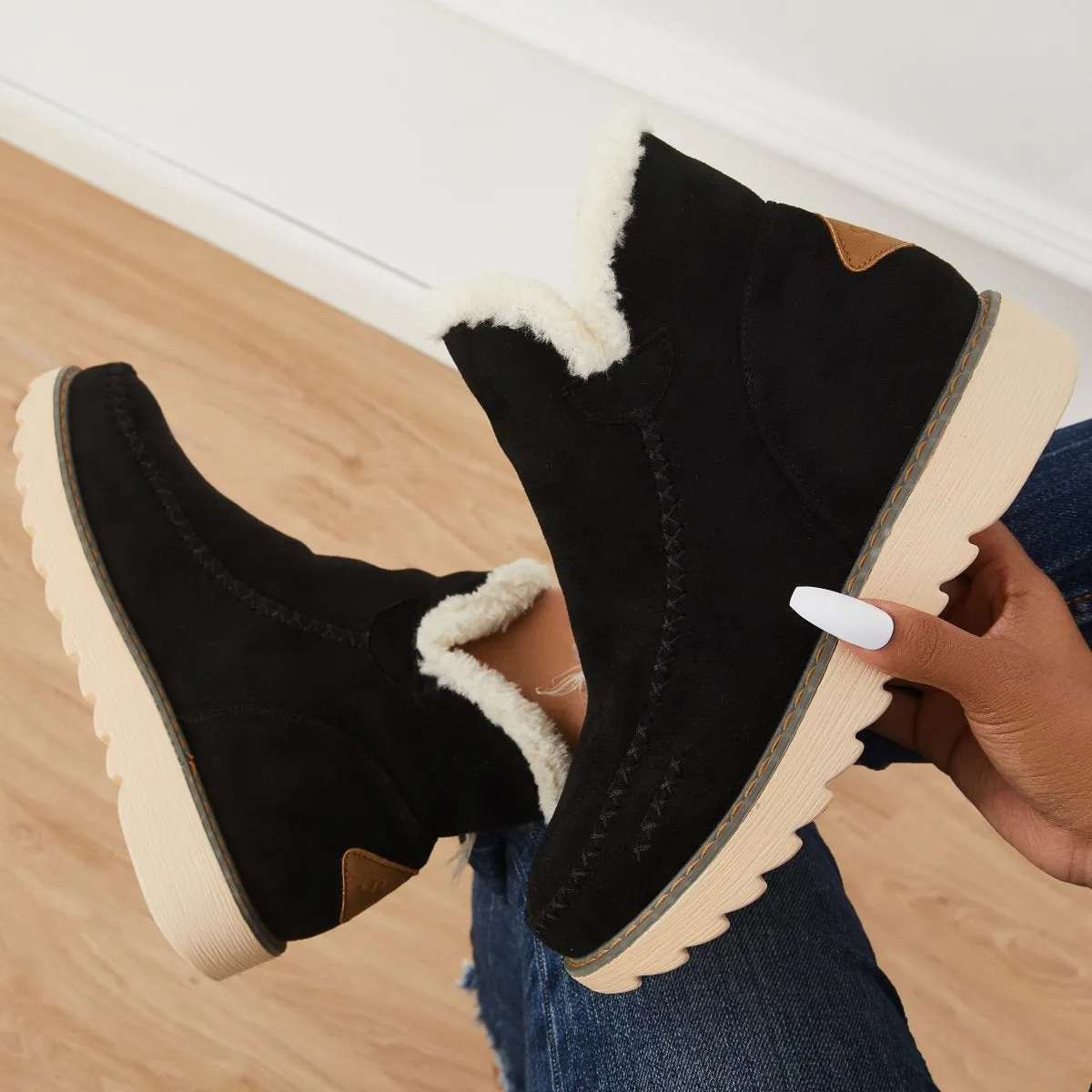 Purpdrank - Classic Non-Slip Ankle Snow Booties