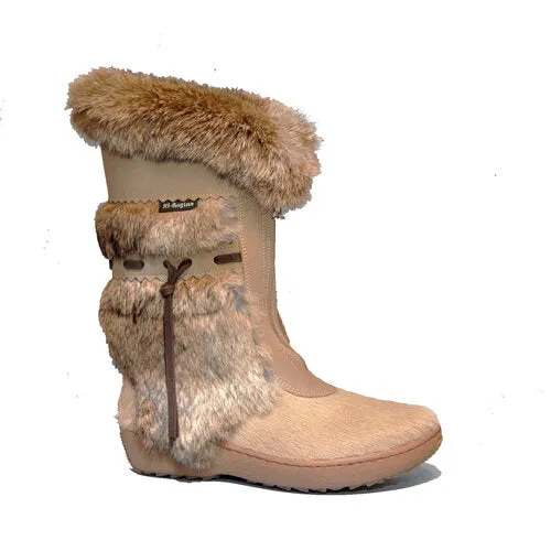 Regina Imports | Zippy | Rabbit Fur Trim Boots | Women's