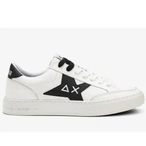 Scarpe Uomo SUN 68 Sneakers Linea Skate Colore Bianco - Nero