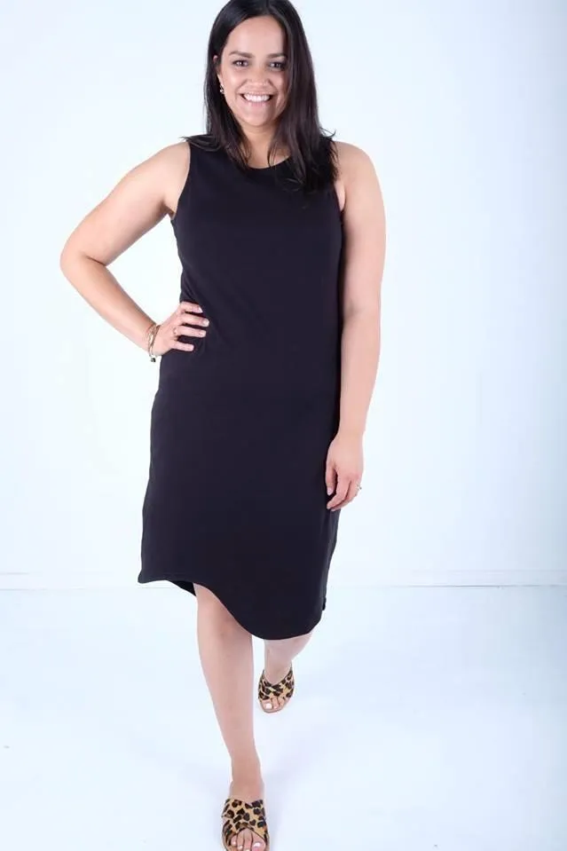 Silent Theory One In Eight Midi Dress Black