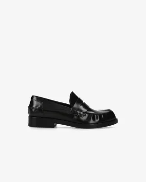 Siria loafers M6851A in polished black calf leather