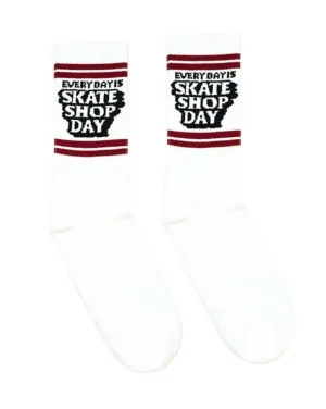 Skate Shop Day 2023 Crew Socks - White / Multi