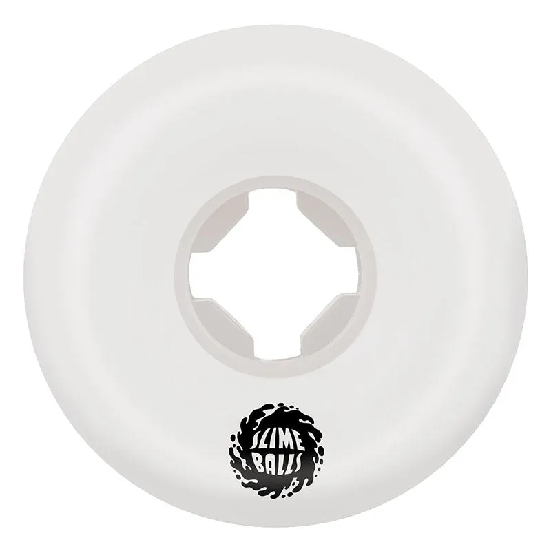 Slime Balls 56mm 99a Mike Giant Speed Balls White Skateboard Wheels 4pk