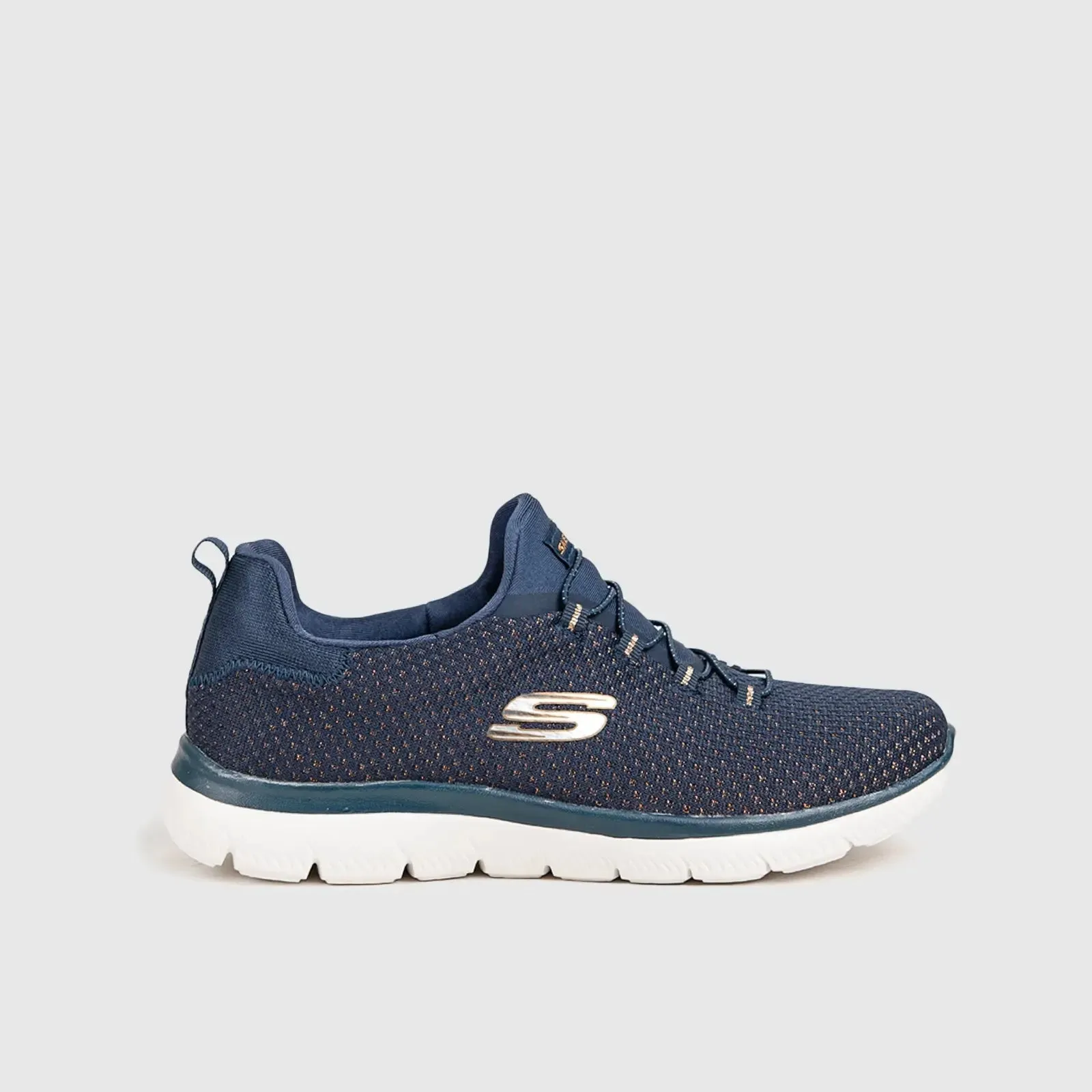 Summits Comfort Slip Ons Navy 149204