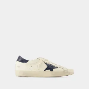 Super-Star Sneakers - Golden Goose - Beige/Blue - Leather