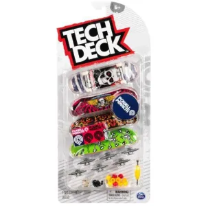 Tech Deck Ultra DLX Fingerboard 4-Pack - Powell Peralta-Skulls