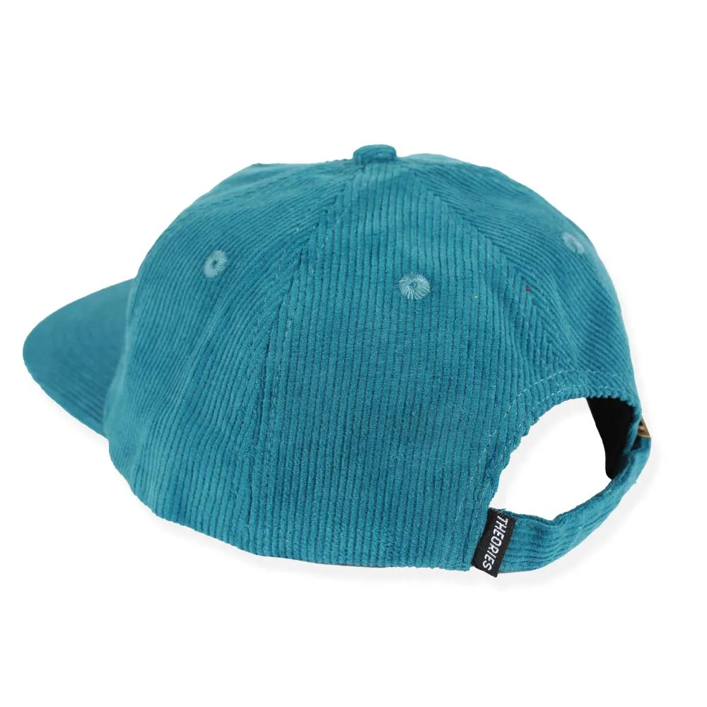 Theories SALISBURY PLAIN Corduroy Snapback Hat Jade