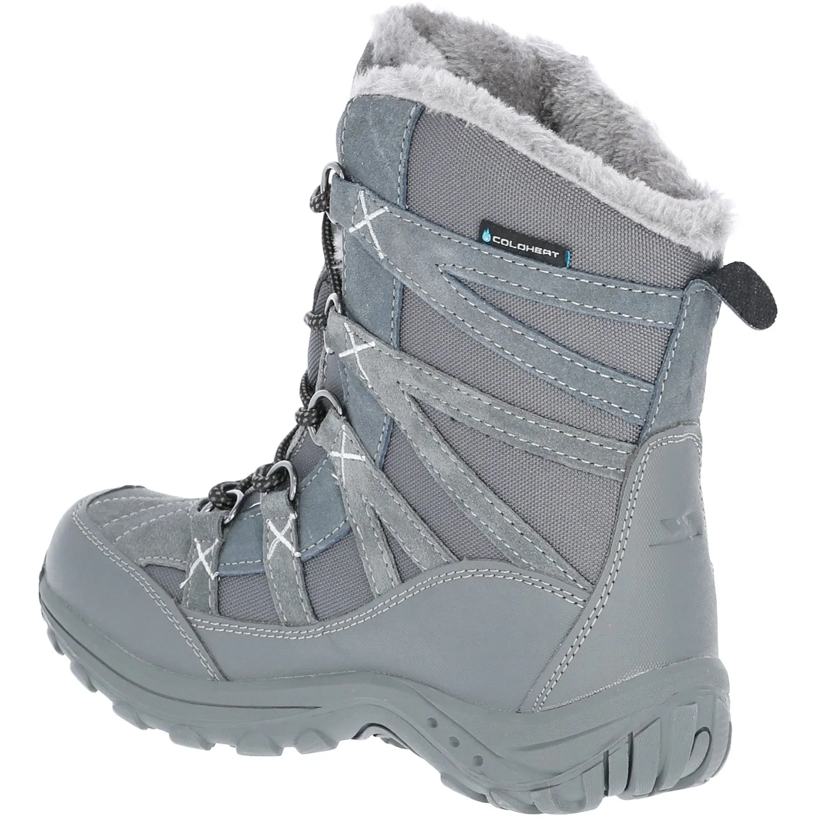 Trespass Womens Zofia Waterproof Snow Boots - Steel