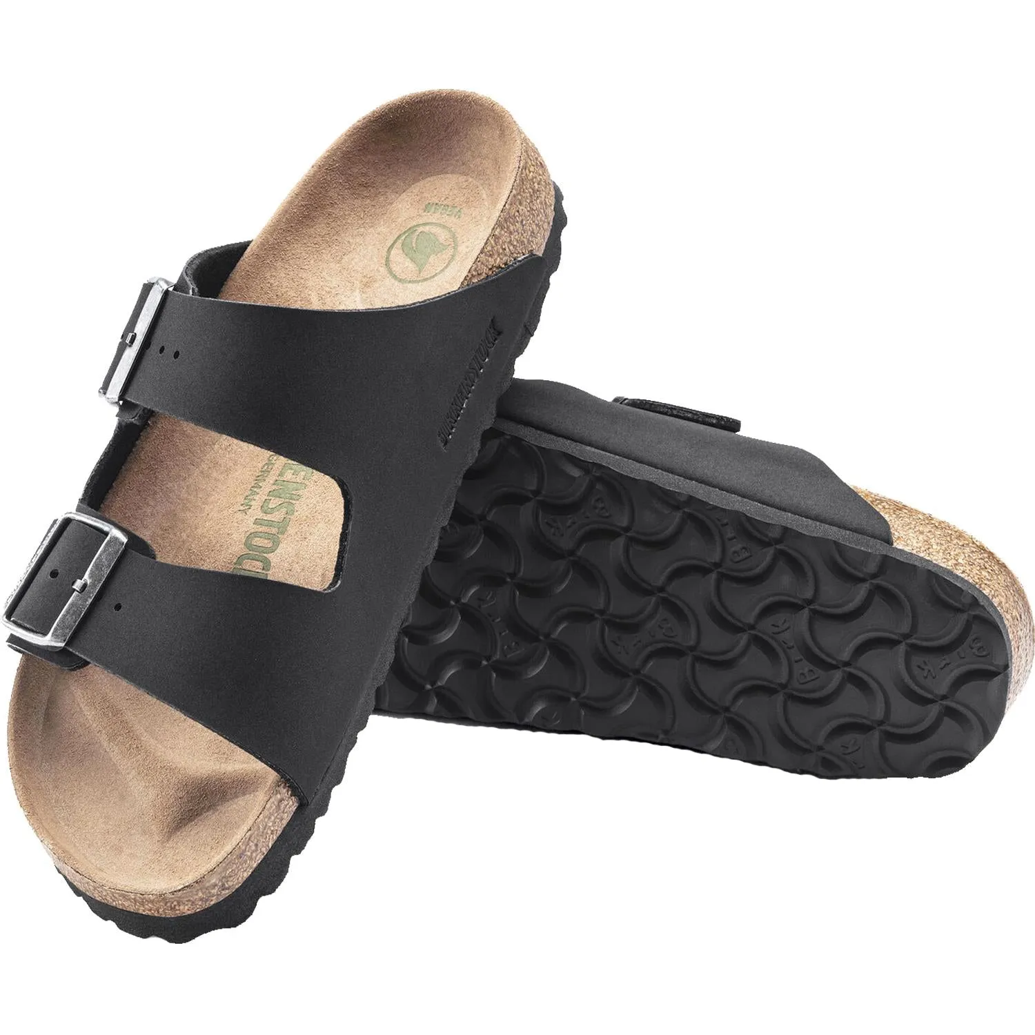 Unisex Birkenstock Arizona Vegan Black Birkibuc