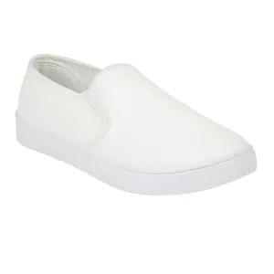 White Lizard Flat Shoes