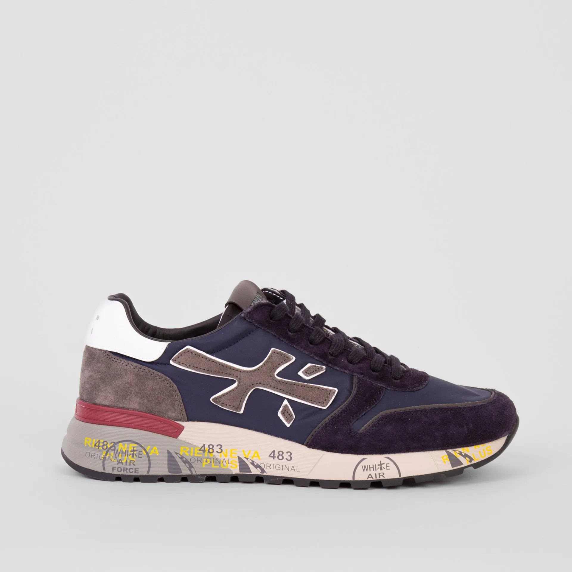 WHITE PREMIATA SNEAKERS MICK 6421 BLUE