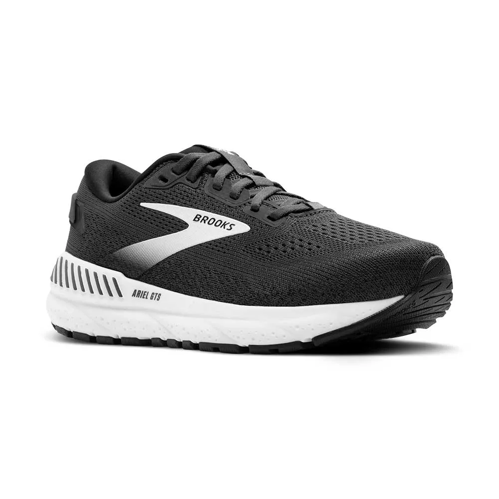 Women's Ariel GTS 24 Running Shoe - Ebony/Black/White - Regular (B)