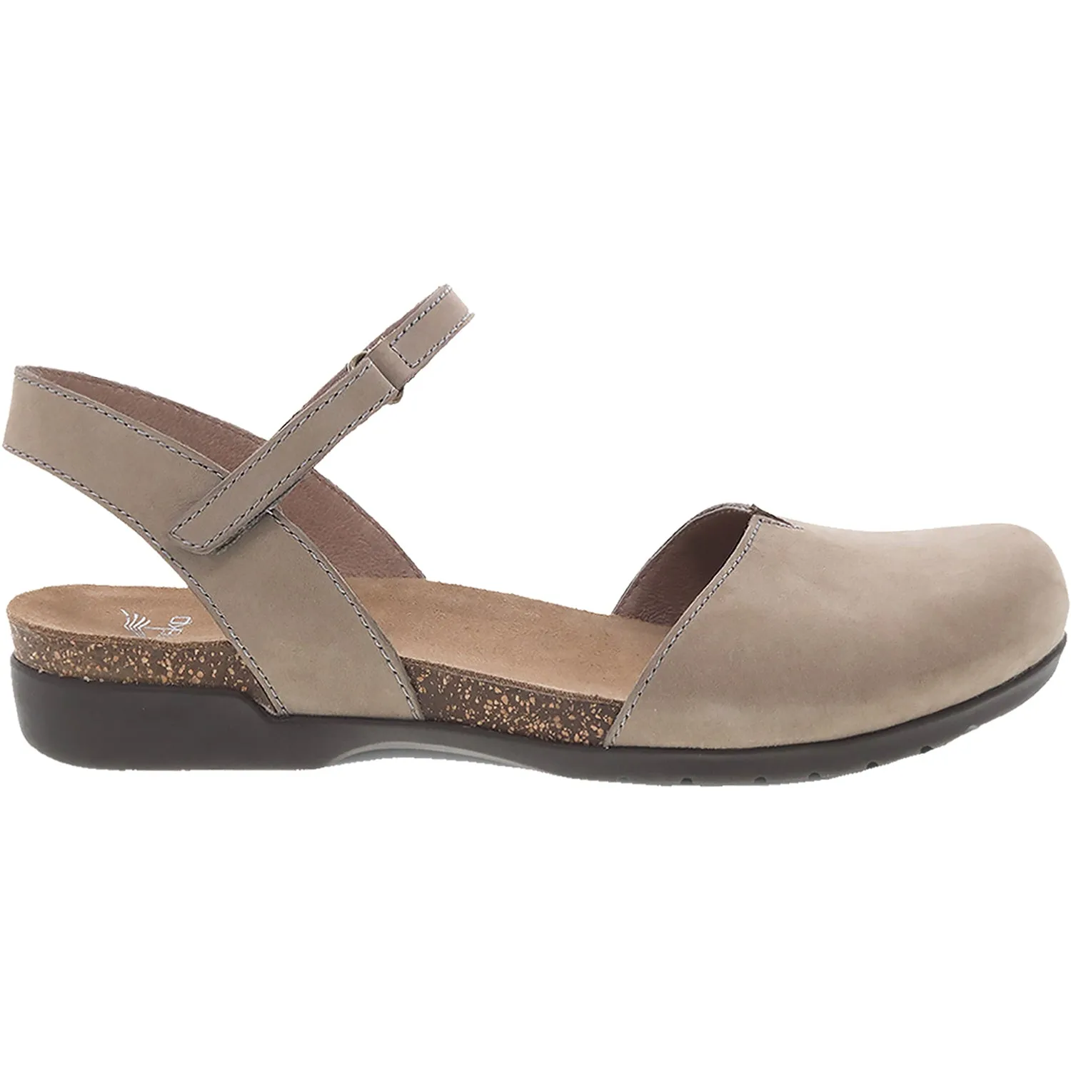 Women's Dansko Rowan Taupe Milled Nubuck