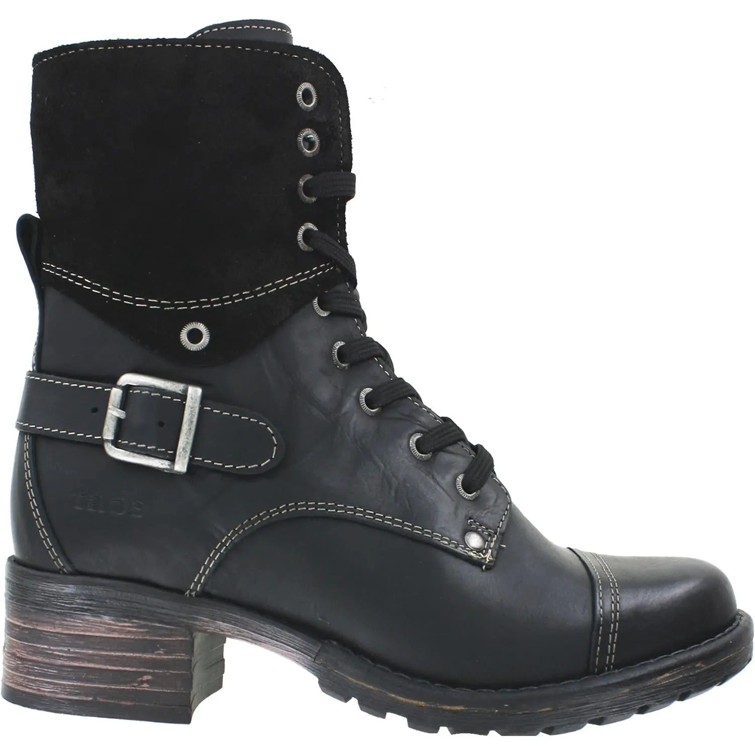 Women's Taos Crave Black Leather