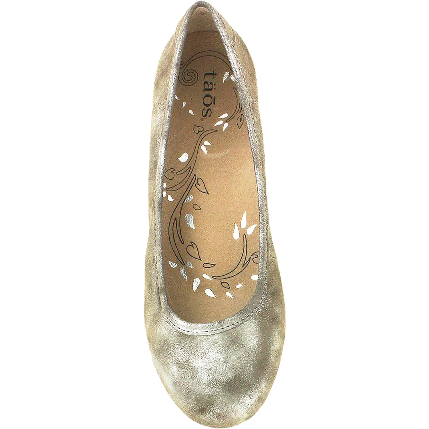 Women's Taos Rascal Taupe Metallic Leather